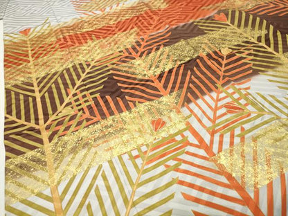 平和屋着物●豪華振袖　駒刺繍　松葉文　暈し染め　金彩　正絹　逸品　CABI0604gh