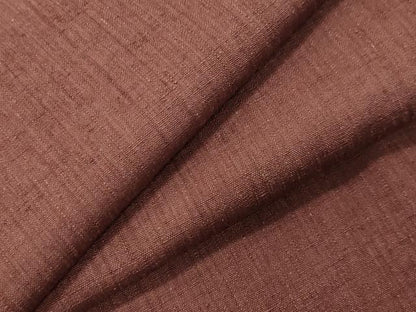 平和屋着物●結城紬　色無地　海老茶色　ほてい屋扱い　正絹　逸品　CABI0615gh
