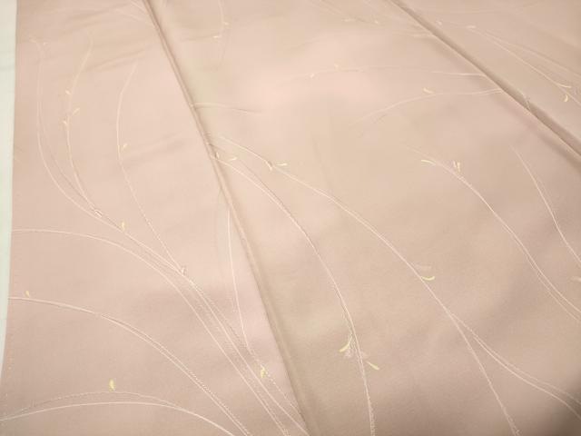 平和屋着物●上質な小紋　地紋起こし　草木文　正絹　逸品　CABI0618gh