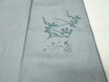 平和屋着物●訪問着　雪輪重ね花文　暈し染め　金銀彩　正絹　逸品　CABI0636gh