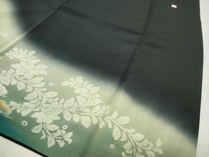平和屋着物●豪華黒留袖　作家物　辻が花　暈し染め　正絹　逸品　CABI0638gh