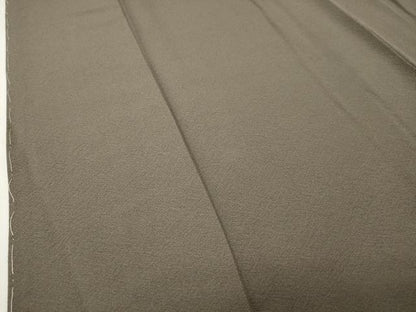 平和屋着物●上質な色無地　生壁色　正絹　逸品　未使用　CABI0641gh