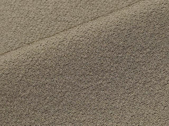 平和屋着物●上質な色無地　生壁色　正絹　逸品　未使用　CABI0641gh