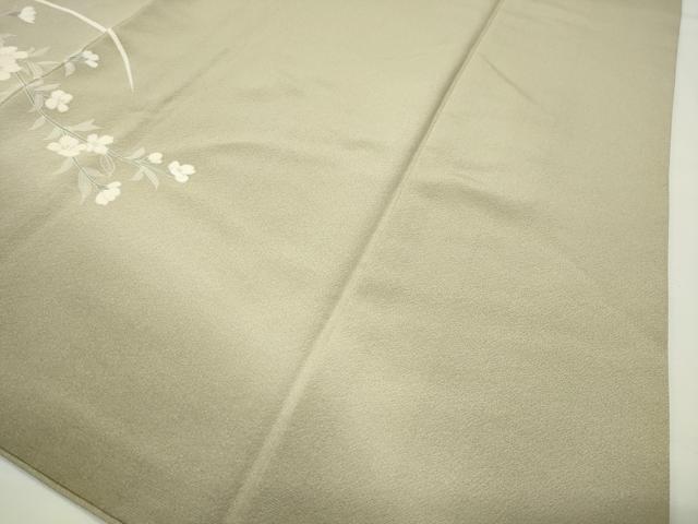平和屋着物●訪問着　友禅　枝花文　暈し染め　正絹　逸品　CABI0651gh