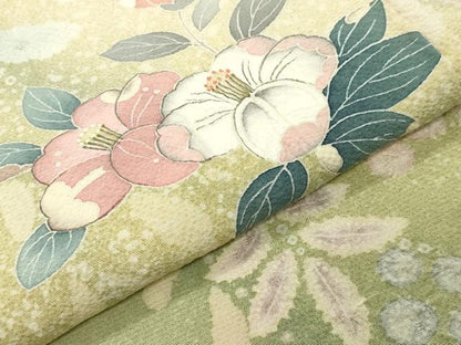 平和屋着物●訪問着　辻が花　絞り　暈し染め　正絹　逸品　CABI0661gh