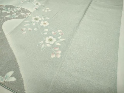 平和屋着物●訪問着　辻が花　絞り　暈し染め　金彩　正絹　逸品　未使用　CABI0662gh