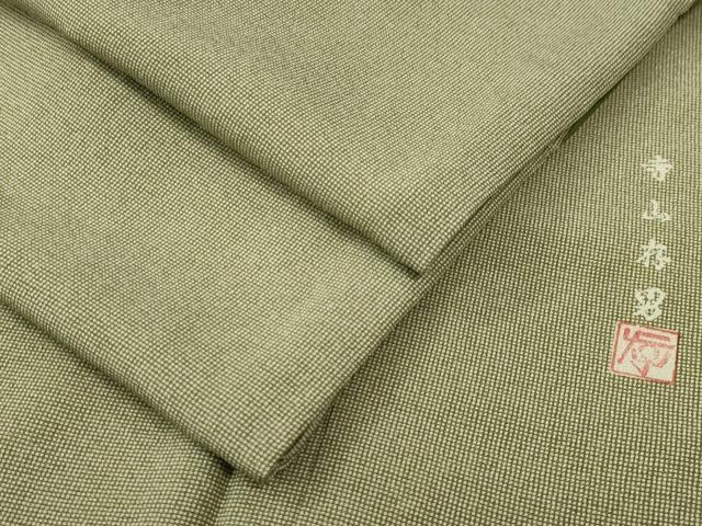 平和屋着物●江戸小紋　寺山存男　角通し　正絹　逸品　CABI0673gh