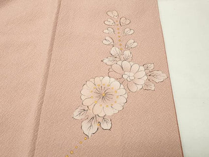平和屋着物●訪問着　辻が花　絞り　暈し染め　金彩　正絹　逸品　CABI0678gh