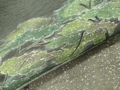 平和屋着物●友禅作家の巨匠　浅井青仁　手描き　訪問着　風景文　暈し染め　正絹　逸品　CABI0679gh