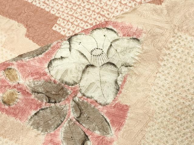 平和屋着物●訪問着　総絞り　辻が花　正絹　逸品　CABI0684gh