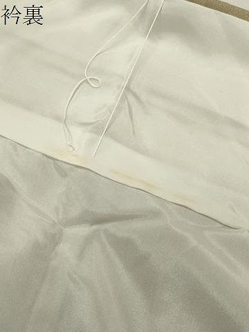 平和屋着物●訪問着　籬草花文　暈し染め　金彩　三越扱い　正絹　逸品　未使用　CABI0690gh