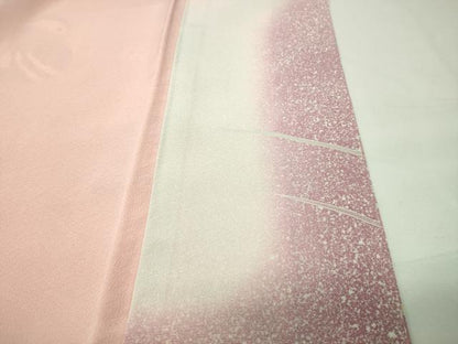 平和屋着物●訪問着　友禅　鴛鴦花文　暈し染め　正絹　逸品　CABI0696gh