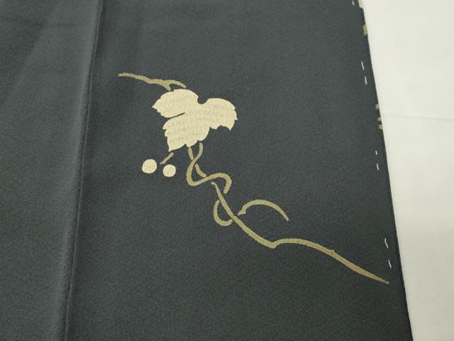 平和屋着物●訪問着　刺繍　短冊地紙鶴花文　暈し染め　金銀彩　正絹　逸品　CABI0703gh
