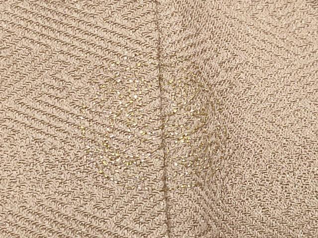 平和屋着物●訪問着　刺繍　葡萄蔦の葉文　暈し染め　金彩　正絹　逸品　CABI0708gh