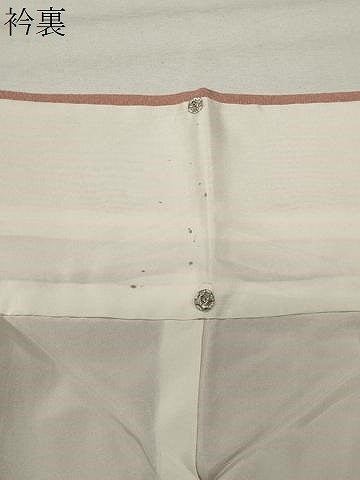 平和屋着物●上質な小紋　鬘帯花文　金彩　正絹　逸品　未使用　CABI0729gh