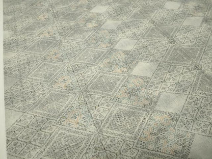 平和屋着物●本場結城紬　重要無形文化財　100亀甲　菱吉祥文　正絹　逸品　CABI0737gh