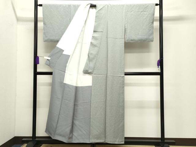 平和屋着物●江戸小紋　作家物　花唐草文　正絹　逸品　未使用　CABI0748gh