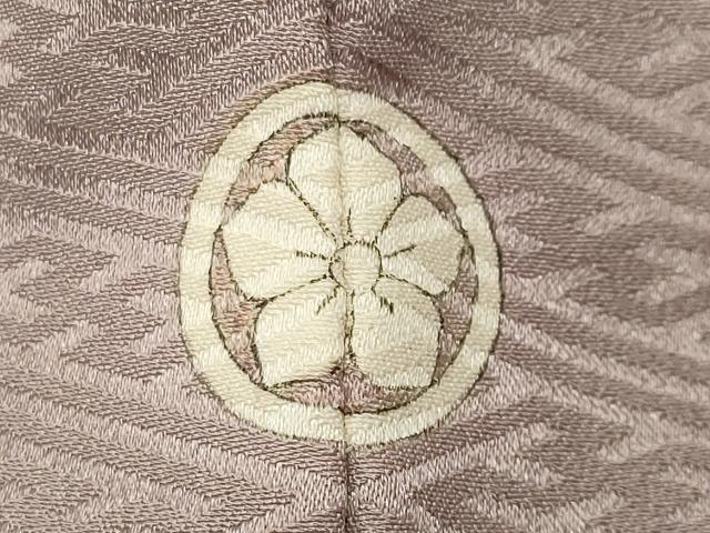 平和屋着物●訪問着　手描き　刺繍　草花文　暈し染め　金銀彩　正絹　逸品　CABI0751gh