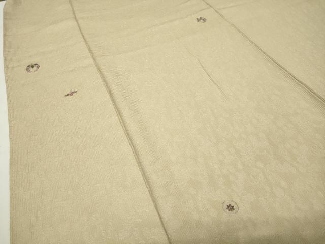 平和屋着物●上質な小紋　花丸文　金彩　伊勢丹扱い　正絹　逸品　CABI0752gh