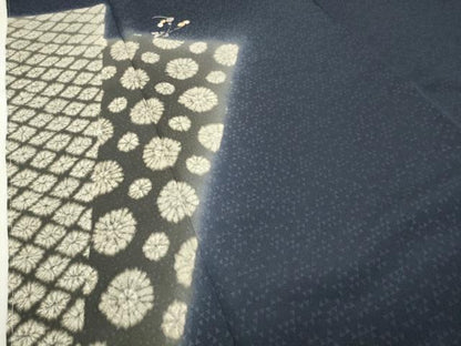 平和屋着物●訪問着　刺繍　万寿菊花文　暈し染め　金銀糸　正絹　逸品　未使用　CABI0755gh