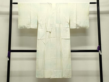 平和屋着物●長襦袢　無双仕立て　舞花文　暈し染め　正絹　逸品　CABI0766gh