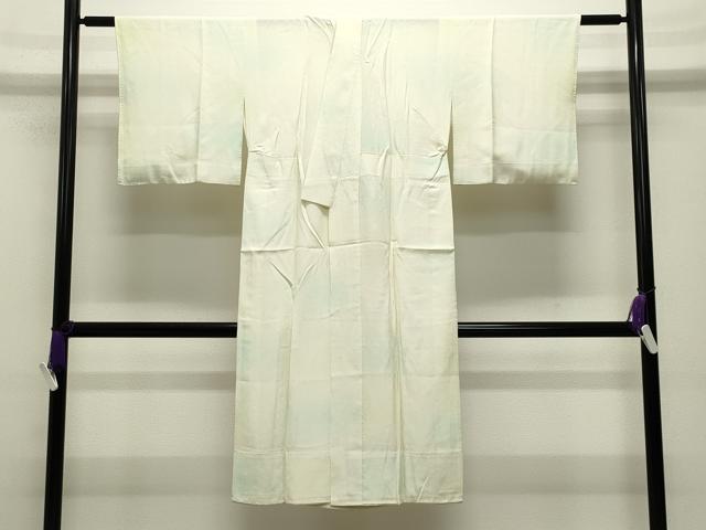 平和屋着物●長襦袢　無双仕立て　舞花文　暈し染め　正絹　逸品　CABI0766gh