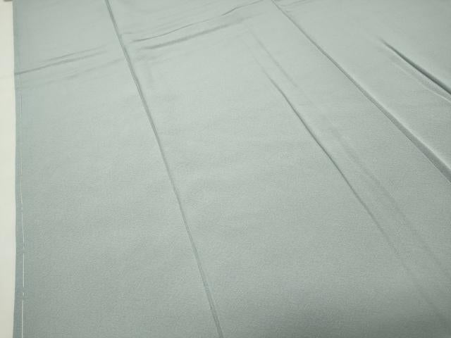 平和屋着物●上質な色無地　藍白色　正絹　逸品　未使用　CABI0783gh
