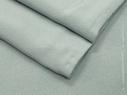 平和屋着物●上質な色無地　藍白色　正絹　逸品　未使用　CABI0783gh