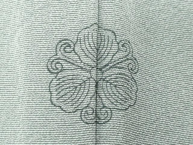 平和屋着物●上質な色無地　藍白色　正絹　逸品　未使用　CABI0783gh