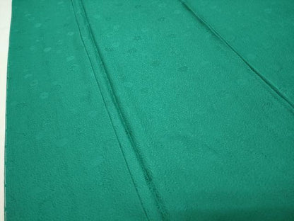 平和屋着物●上質な色無地　舞花地紋　若竹色　正絹　逸品　未使用　CABI0784gh