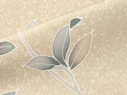 平和屋着物●訪問着　友禅　枝花文　暈し染め　正絹　逸品　CABI0797gh
