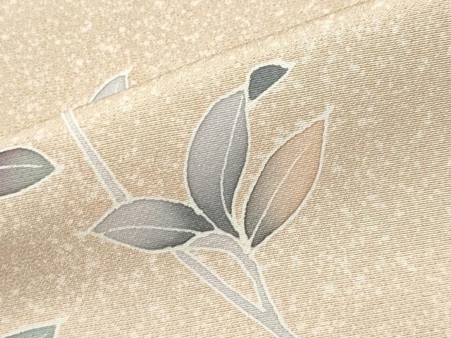 平和屋着物●訪問着　友禅　枝花文　暈し染め　正絹　逸品　CABI0797gh