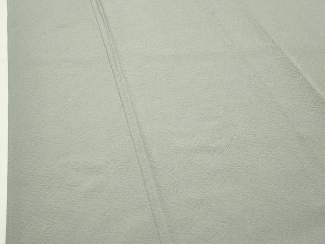 平和屋着物●上質な色無地　白鼠色　正絹　逸品　未使用　CABI0823gh