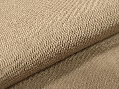 平和屋着物●結城紬　色無地　白茶色　正絹　逸品　CABI0825gh