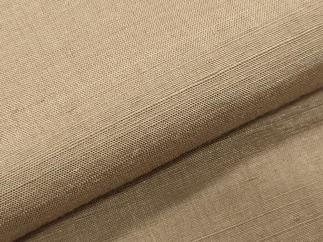 平和屋着物●結城紬　色無地　白茶色　正絹　逸品　CABI0825gh
