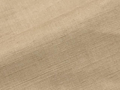 平和屋着物●結城紬　色無地　白茶色　正絹　逸品　CABI0825gh