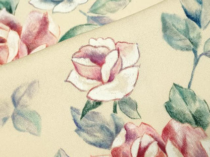 平和屋着物●訪問着　手描き　薔薇　正絹　逸品　CABI0830gh