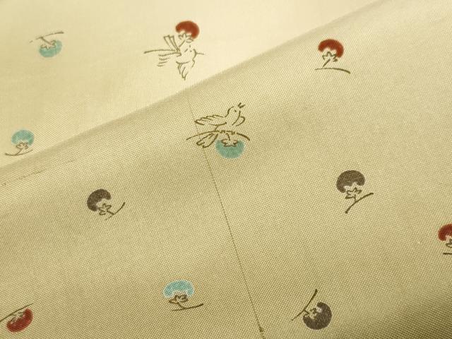 平和屋着物●訪問着　本場縞大島紬　成り物　飛鳥文　正絹　逸品　CABI0848gh