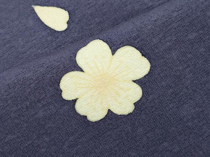 平和屋着物●訪問着　作家物　駒刺繍　舞桜文　金彩　正絹　逸品　CABI0852gh