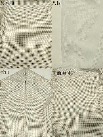 平和屋着物●本場大島紬　白大島　一元絣　正絹　逸品　CABI0859gh