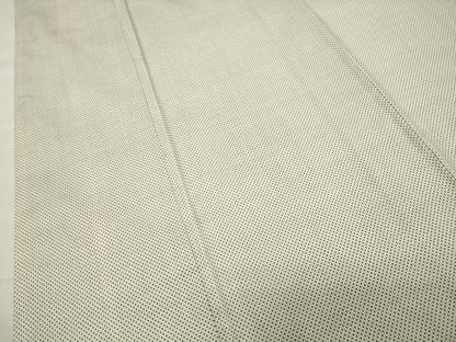 平和屋着物●本場大島紬　白大島　一元絣　正絹　逸品　CABI0859gh
