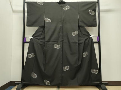 平和屋着物●本場大島紬　地空き　正倉院花文　正絹　逸品　CABI0860gh