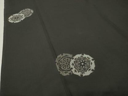 平和屋着物●本場大島紬　地空き　正倉院花文　正絹　逸品　CABI0860gh
