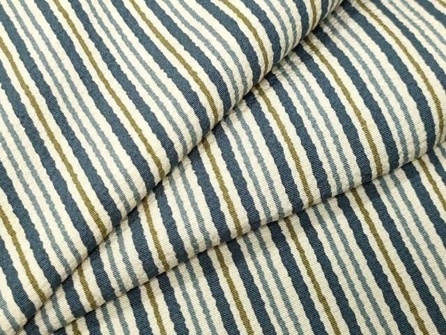 平和屋着物▼上質な小紋　縞　正絹　逸品　CABI0879gh