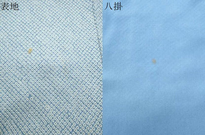 平和屋着物●大変加工の良い総絞り小紋　正絹　逸品　CABI0891gh