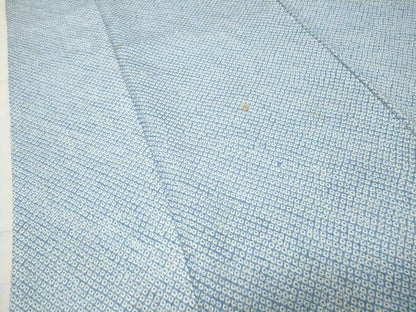 平和屋着物●大変加工の良い総絞り小紋　正絹　逸品　CABI0891gh