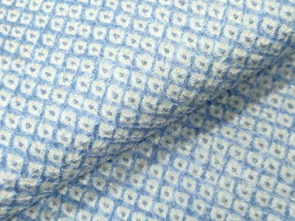 平和屋着物●大変加工の良い総絞り小紋　正絹　逸品　CABI0891gh