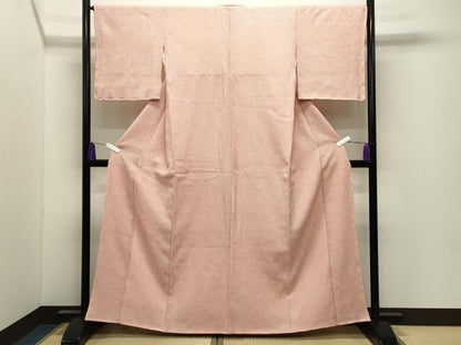 平和屋着物●大変加工の良い総絞り小紋　正絹　逸品　CABI0894gh