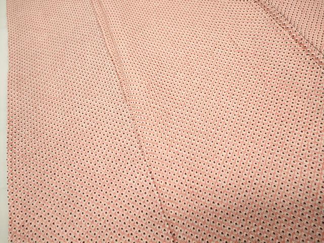 平和屋着物●大変加工の良い総絞り小紋　正絹　逸品　CABI0894gh