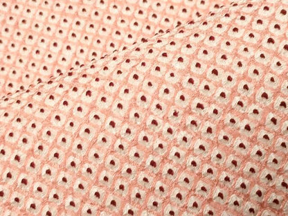 平和屋着物●大変加工の良い総絞り小紋　正絹　逸品　CABI0894gh